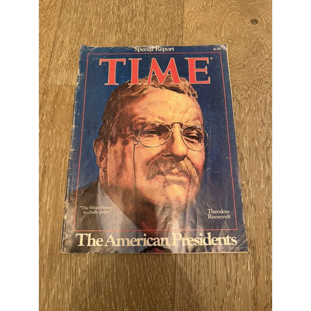 Vintage TIME Magazine 1976 Special Report American President Theodore Roosevelt